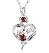 Mutter Halskette Herz Halskette 925 Sterling Silber Ich liebe dich Mutter Halskette Mutter Liebev...