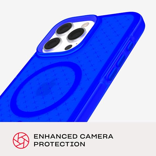 Image of Tech21 EvoCheck for iPhone 16 Pro Max Compatible with MagSafe - Impact Protection Case - in Cobalt Blue