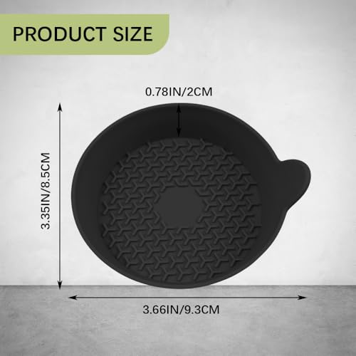 Set de 4 posavasos para auto de silicona antideslizantes miniatura 2