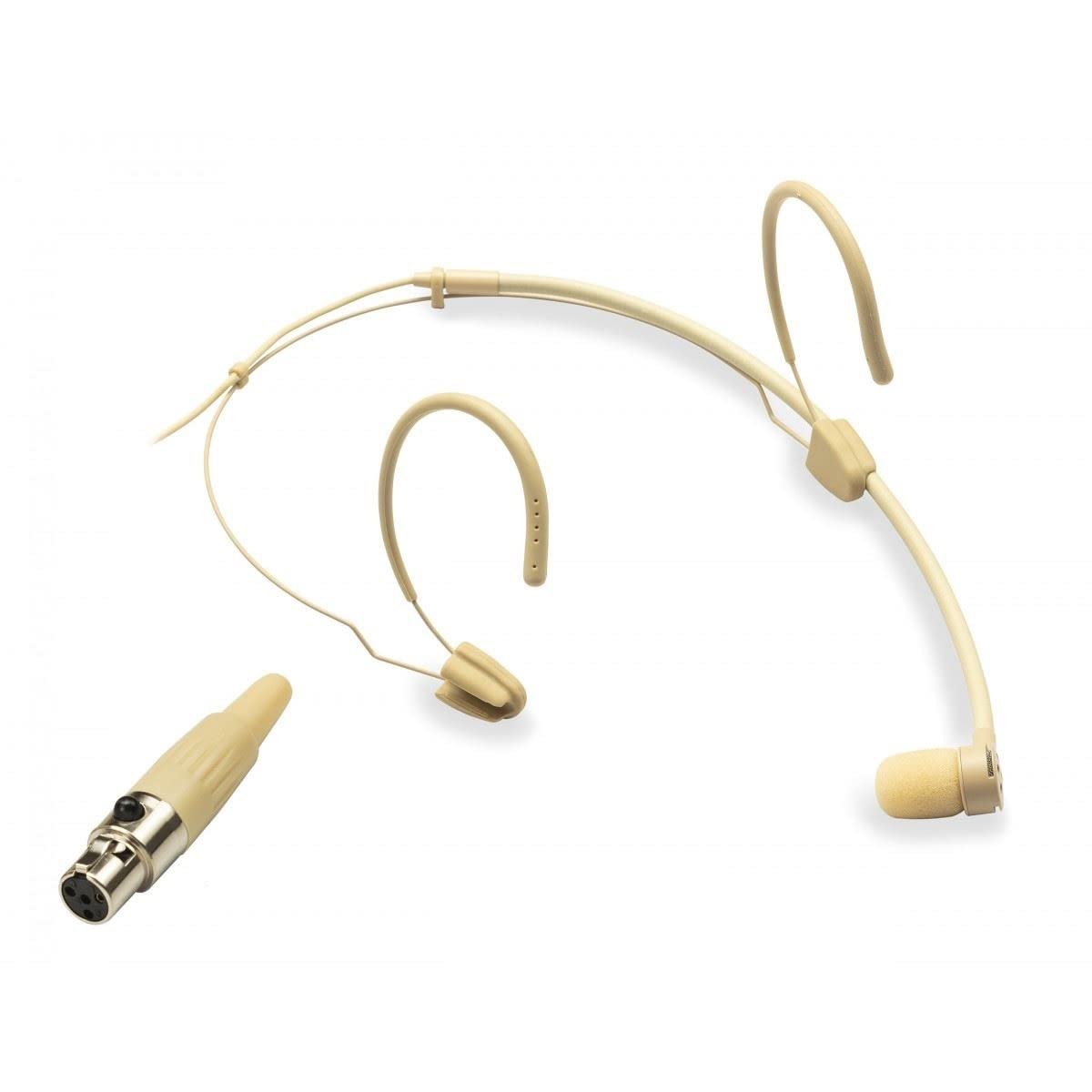 VISAGE-C01D BG BEIGE - microfono cardioide ad archetto dotato di connettore mini-xlr a 4 pin