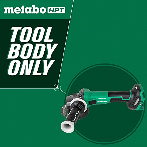 Metabo Hpt 36V Multivolt™ 4-1/2-Inch Cordless Angle Grinder | Tool Only - No Battery | Paddle Switch | 1,500 Watt | Variable Speed | Optional Ac Adapter | G3612Dvfq6 #TOP1