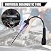 UHANBUT Inline Spark Plug Tester, Straight Boot Small Engine Spark Tester Tool, Plug-in Armature Diagnostic Detector, Ignition Coil Testers for Automotive, Internal/External Engines, Lawnmower (2PCS)