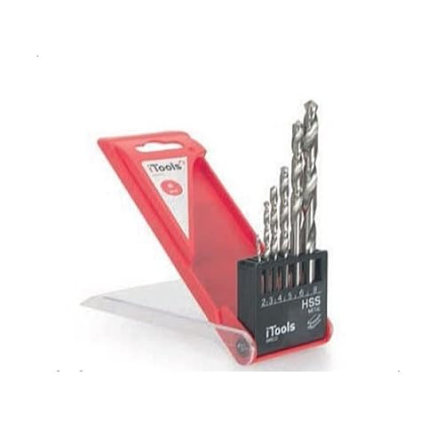 Lot de 6 forets HSS ITOOLS pour perceuse Perce le métal Ø 2-3 - 4-5 - 6-8 mm Cover