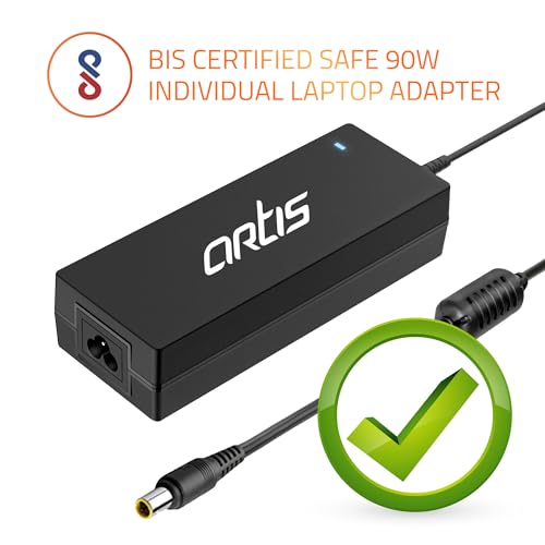 Image of AR0904 90 Watt Laptop Charger /Adapter with Power Cord Compatible with Lenovo Laptops (20 V /4.5A, Pin: 7.9 x 5.5mm)