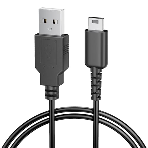 Image of Tobfit DS Lite USB Charger Cable Compatible for Nintendo DS Lite /NDSL, 3.9ft /120cm (NOT for 3DS, 2DS, DSi, DS)
