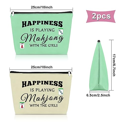 Bolsas cosméticas con temática Mahjong 2 unidades miniatura 2
