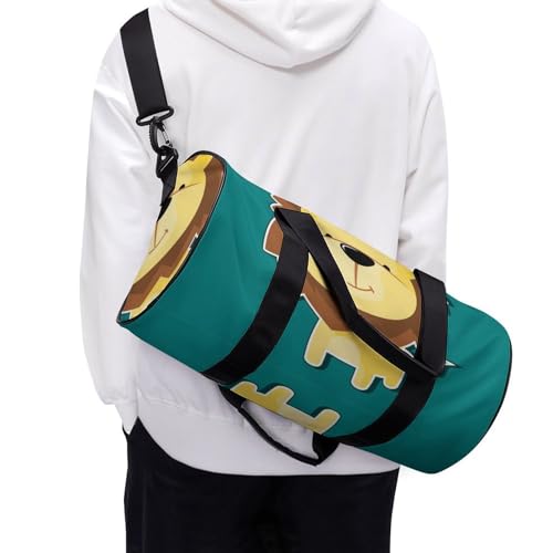 Sac de voyage lion avec grand format de 45cm de long - 6