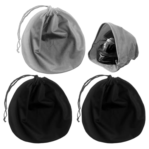 3 Pieces Helmet Storage Bag, Helmet Dust Bag, Drawstring Storage Bag, Helmet Accessories, Helmet Protection Bag.