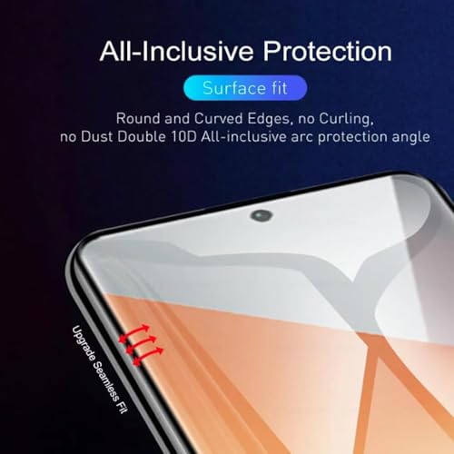 Image of FabeKee Screen Guard Film Compatible ForVivo V50E 5G / Vivo V50 5G Cellphone Self Healing Unbreakable Hd Hydrogel [Tpu Film] Flexible Film-Clear [Not Tempered Glass]