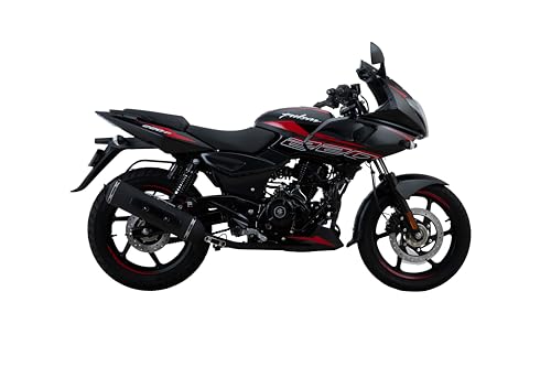 Image of Bajaj Pulsar 220 F Ug Motorcycle /Motorbike - Black Red - Ex-Showroom