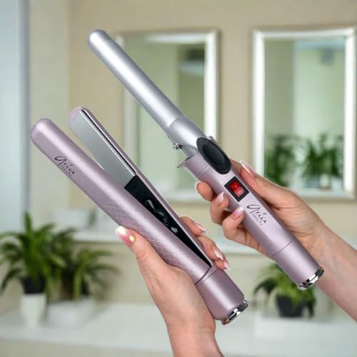 Set Aria Beauty Pop N Lock plancha y rizador miniatura 5