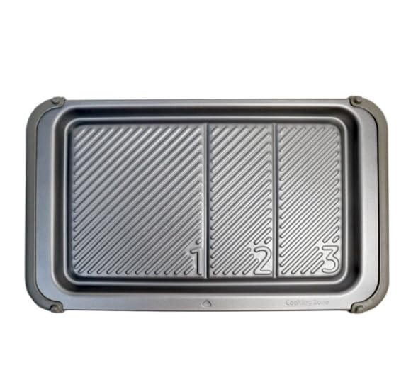 Generic OEM Grill Plate for Samsung BESPOKE Qooker grill plate, Black