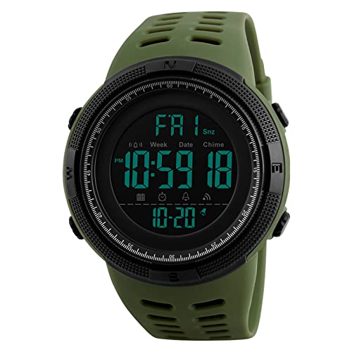Consejos y reviews para comprar Reloj guardia civil Top cinco. 29 Relojes depovos para hombre, reloj de cuenta regresiva con doble hora, cronógra con alarma, relojes de psera digitales, resistente al agua hasta 50M, reloj Mascino