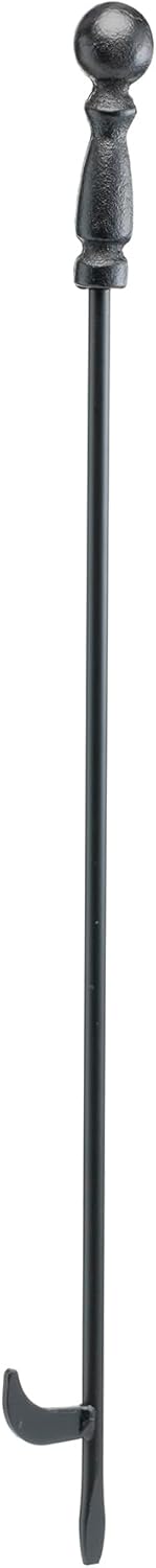 UniFlame, F-1625, 5-Piece Black Wrought Iron Fireplace Tools Set with Ball Handles