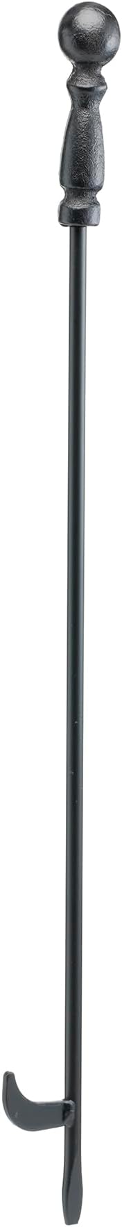 UniFlame, F-1625, 5-Piece Black Wrought Iron Fireplace Tools Set with Ball Handles