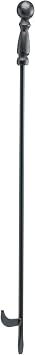 UniFlame, F-1625, 5-Piece Black Wrought Iron Fireplace Tools Set with Ball Handles