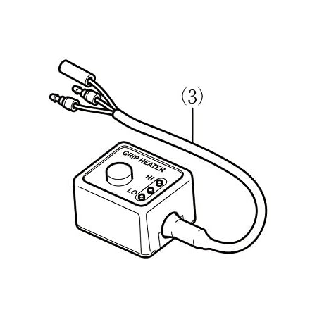 Amazon ホンダ純正 補修や交換用に グリップヒーター用補修部品 08t00 Mcs G51 スイッチのみ Ledインジケーター部分 08t50 Ewa 001jの補修 交換用に Honda ホットグリップ グリップヒーター 車 バイク