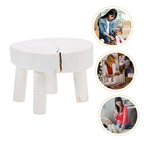 CIYODO 1Pc Banquinho Para Fotografia Vaso De Plantas De Madeira Banquinho Para Plantas De Interior S