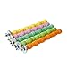 DOITOOL 2pcs Bird Cage Perches Stand Colorful Grinding Branch Toy for Parrots Stand Pole for Birds Chewing and Exercise Playground Random Color