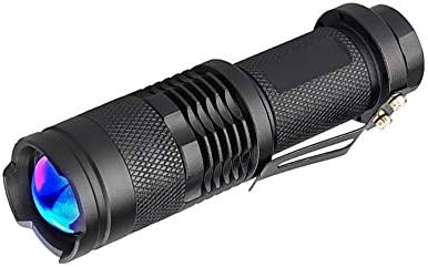 WESLITE 365nm UV Light Torch, LED Black Light Zoomable 5W UV Flashlight Ultraviolet Torches for Money Detector Document Verification Hunting Scorpions Rock Art Photography