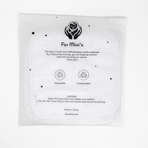 Image of FOR MINI'S Baby Washcloths, Super Soft & Absorbent Baby Washcloths for Newborns, Infants and Toddlers, Pack of 7