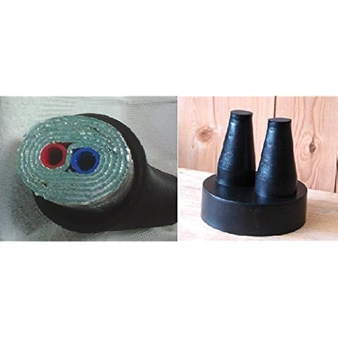 1" 150' Insulated Outdoor Furnace Oxygen Barrier 5 Wrap PEX Pipe Cover