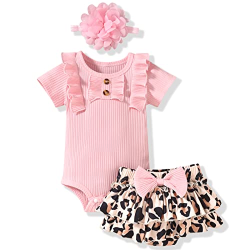 Image of Aalizzwell Newborn Infant Baby Girls Summer Outfit