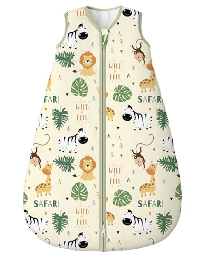 Image of Yoofoss Baby Sleep Sack 18-24 Months, 1.5 Tog Baby Wearable Blanket with 2-Way Zipper, 100% Cotton Organic Fabric Winter Infant Sleeping Sack, Warm Soft Comfy