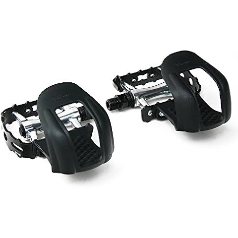Fahrrad Pedale mit Pedalhaken leicht laufend Cover