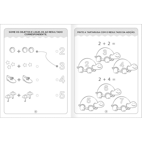 Tilibra - Cartilha de Atividades de Matemática - Adição Aprender, Brincar e Colorir 16 Folhas