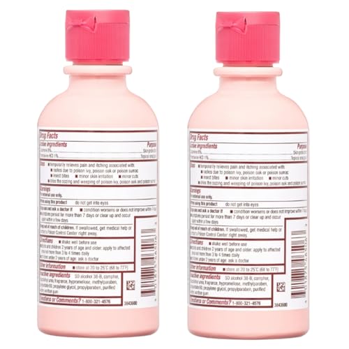 Image of Calamine Lotion by Caladryl, Skin Protectant Plus Itch Relief, 6 Fl Oz, 2-Pack
