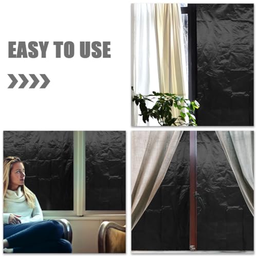 Cortinas opacas diseño simple y elegante para conciliar el sueño 4