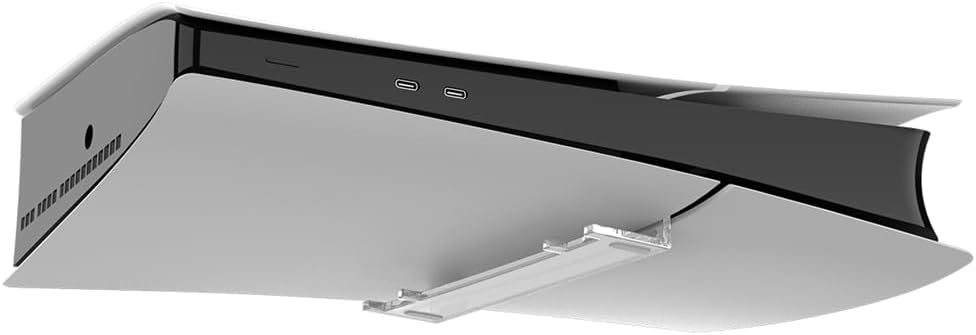 Horizontal Stand For P5 Slim Console, Fixed Horizontal Standing Bracket Landscape Mounts for P 5 Slim Game Accessories