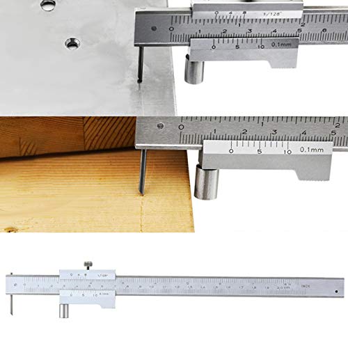 Compasso de calibre vernier paralelo, compasso de calibre cruzado paralelo de aço inoxidável cruzado