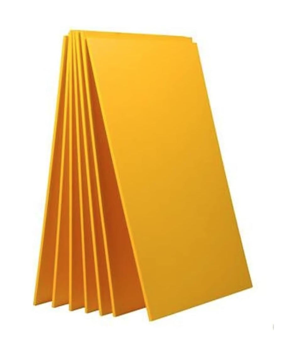 Tableau d'affichage en mousse jaune - Paquet de 7