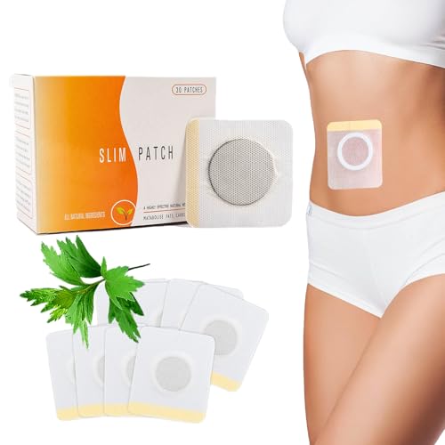 30 Parches Adelgazantes para Quemar Grasa Abdominal,Parche de Ombligo para Perder Peso Rápidamente,Reducción de Cintura,Detox Natural para Mujer y Hombre