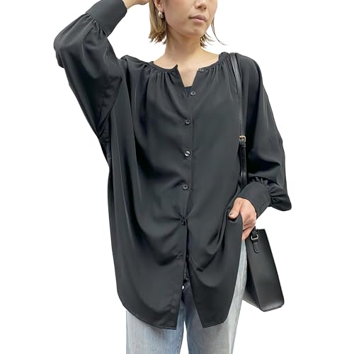 [Dress K.O] bVK[h fB[X  t[hȂ w uvJbg UPF50 p VcuEX ݕt ݂Ȃ gbvX  傫TCY ڐG⊴  (L-LL, B^Cv/ubN)