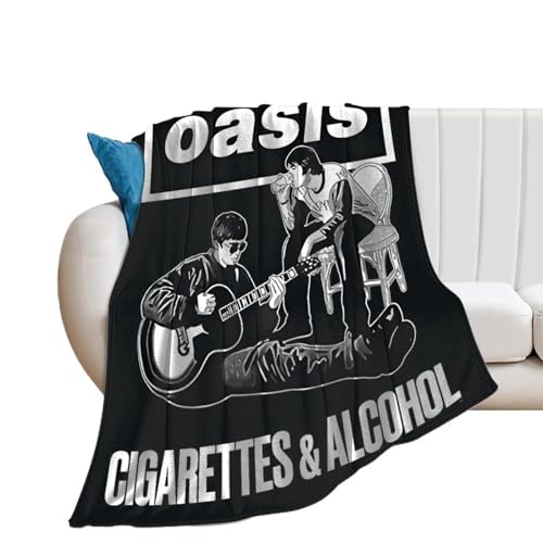 ブランケット オアシス OASIS バンド 毛布 フランネル 冬用 寒さ対策 軽量 柔らかく肌触り おしゃれ 肩掛け 膝掛け 多機能 洗える 四季適用 130*150cm