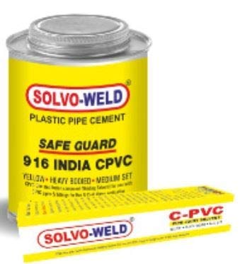 SOLVO-WELD C-PVC Pipe Bonding Adhesive/C-PVC Solvent Cement (1Ltr. Tin)