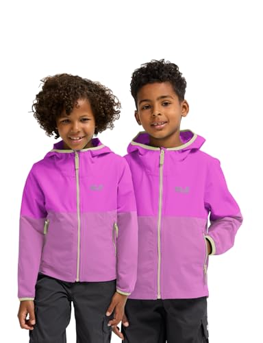 Veste fille Jack Wolfskin Sandbird à capuche légère et respirante