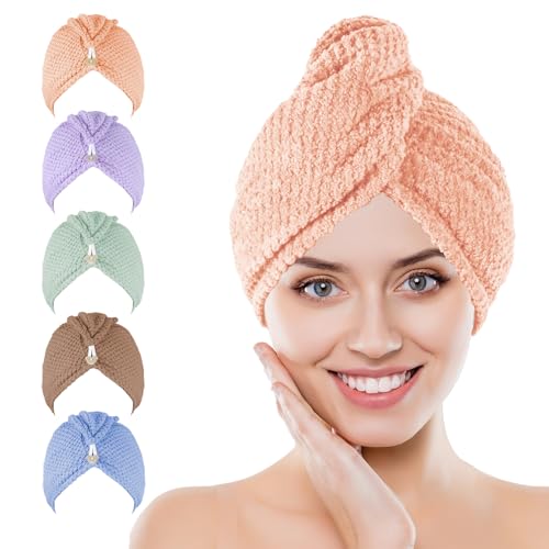 Kldnkig Microfiber Hair Towel Wrap cover