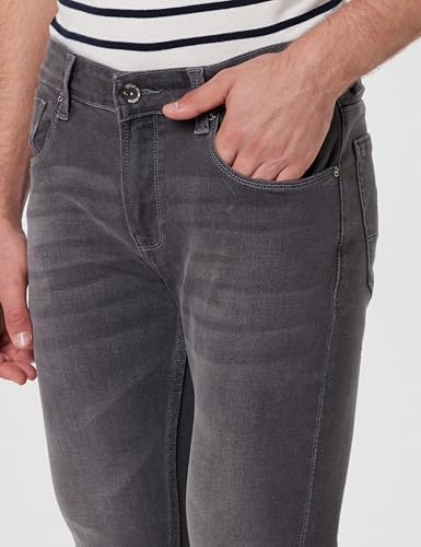 Image of Spykar Men's Kano Slim Fit Mid-Rise Jeans (Ankle Length)