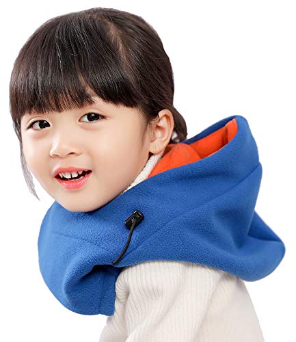 Kids Winter Windproof Cap,Children's Double Warm Balaclava Face Mask for Cold Weather,Neck Warmer,Adjustable Full Face Cover4