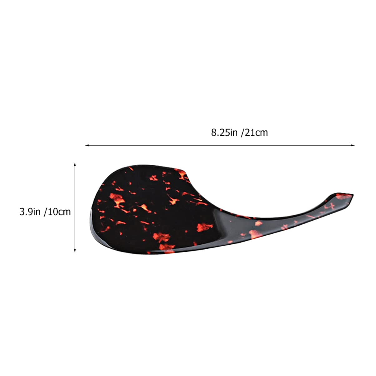 BESPORTBLE Acoustic Guitar Pickguard Scratch Plate with Scratch Design Unique Patterns for Folk Guitar Protection Convenient Use Smooth Surface for Decoration