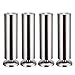 Qrity 4 Stück 200mm Möbelfüße Edelstahl Schrankfüße Möbelfüße Verdicken für Sofa, Tisch, Schränke, Regale