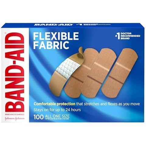 Band-Aid Brand Flexible Fabric Adhesive Bandages for Wound Care and First Aid Cover