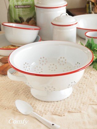 アンティーク everwear キッチン コランダー 水切り USA