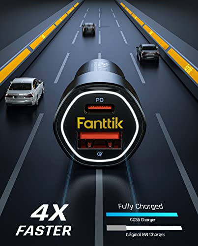 Fanttik T8 APEX 2000A Jump Starter and CC38 USB C Car Charger Dual Port