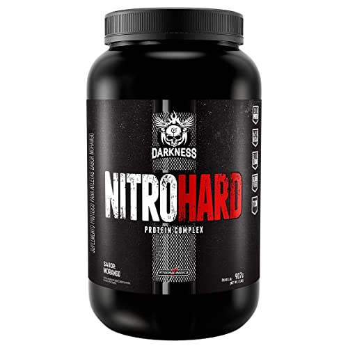 Nitro Hard Darkness Morango, IntegralMedica, 907g