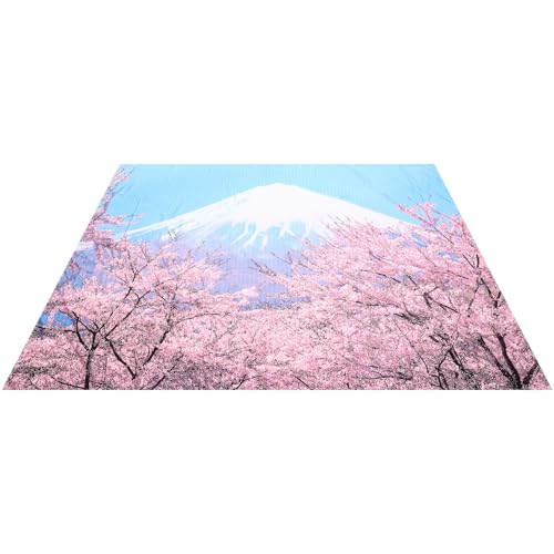 Tapiz decorativo japonés para privacidad en el dormitorio con diseño moderno de flores de cerezo